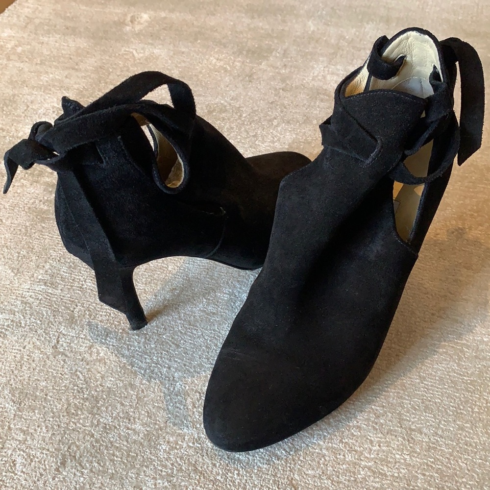 Jimmy Choo Marina Suede Cut out bootie